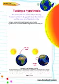 Testing a hypothesis worksheet