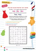 The /air/ sound: find the ‘ear’ words worksheet