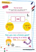 The /oa/ sound worksheet