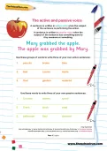 The active and passive voice worksheet