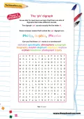 The ‘ph’ digraph worksheet