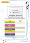 The present tense worksheet