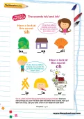 The sounds /sh/ and /ch/