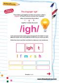 The trigraph ‘igh’ worksheet