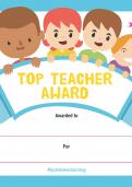 TheSchoolRun Top Teacher Award