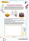 Thinking about celebrations