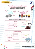 Transitive and intransitive verbs worksheet