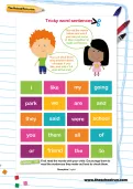 Tricky word sentences