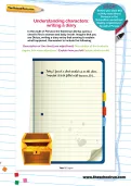 Understanding characters: writing a diary 