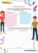Understanding puberty worksheet