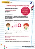 Understanding sound and hearing