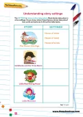 Understanding story settings worksheet