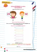 Using BODMAS to solve calculations worksheet