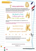 Using capital letters
