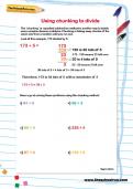 Using chunking to divide worksheet