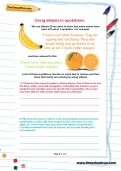 Using ellipsis in quotations worksheet