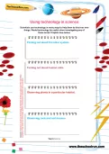 Using technology in science worksheet