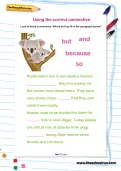 Using the correct connective worksheet