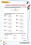 Using the multiplication grid method worksheet