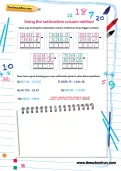 Using the subtraction column method