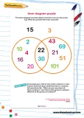 Venn diagram puzzle worksheet