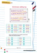 Verb tenses: adding -ing