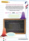 Verbal reasoning practice: Add a letter