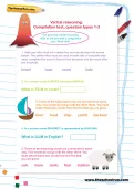 Verbal reasoning: Compilation test