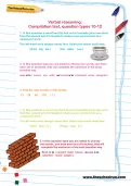 Verbal reasoning: Compilation test, question types 10-12