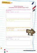 Verbal reasoning: Compilation test