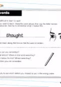 Ways of learning tricky words worksheet