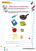 Weigh items to compare them