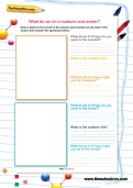 What do we do in autumn and winter worksheet