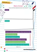 What is friction? worksheet