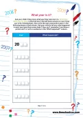 What year is it worksheet