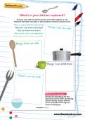 What’s in your kitchen cupboard worksheet