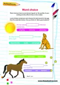 Word choice worksheet