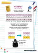 WordMaths: synonyms puzzle
