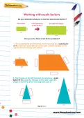 Working with scale factors worksheet