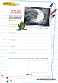 Writing similes worksheet