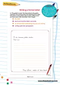 Writing a formal letter