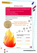 Writing a haiku worksheet