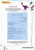 Writing a letter worksheet