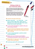 Writing a letter to your favourite author template