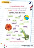 Writing compound words worksheet