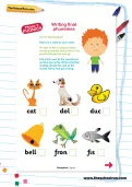 Writing final phonemes