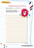 Writing for purpose: instructions