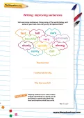 Writing: improving sentences worksheet