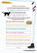 Writing noun phrases worksheet