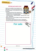 Writing persuasive text